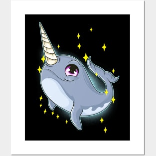Cute & Funny Narwhal Unicorn Of The Sea Posters and Art